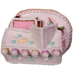 Kurt Adler - LED Pastel Sweets Gingerbread House -Finest Christmas Decoration 120264 Kurt Adler LED Pastel Sweets Gingerbread House top 56947.1651066852