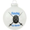 Fencing En Garde Glass Ornament -Finest Christmas Decoration 1206355 web 2 20371.1663332444
