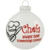 Chefs Always Have Something Cooking White Opal Glass Ornament 2 Chefs Always Have Something Cooking White Opal Glass Ornament -Finest Christmas Decoration 1213526 web 1.default 87724.1635871010