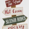 Wooden Christmas Sign With The Insignia "Merry Christmas" -Finest Christmas Decoration 125620A 80827.1634209910