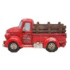 Musical Lit Snowy Red Pick Up Truck -Finest Christmas Decoration 125620 Musical Lit Snowy Red Pick Up Truck 43663.1668617225