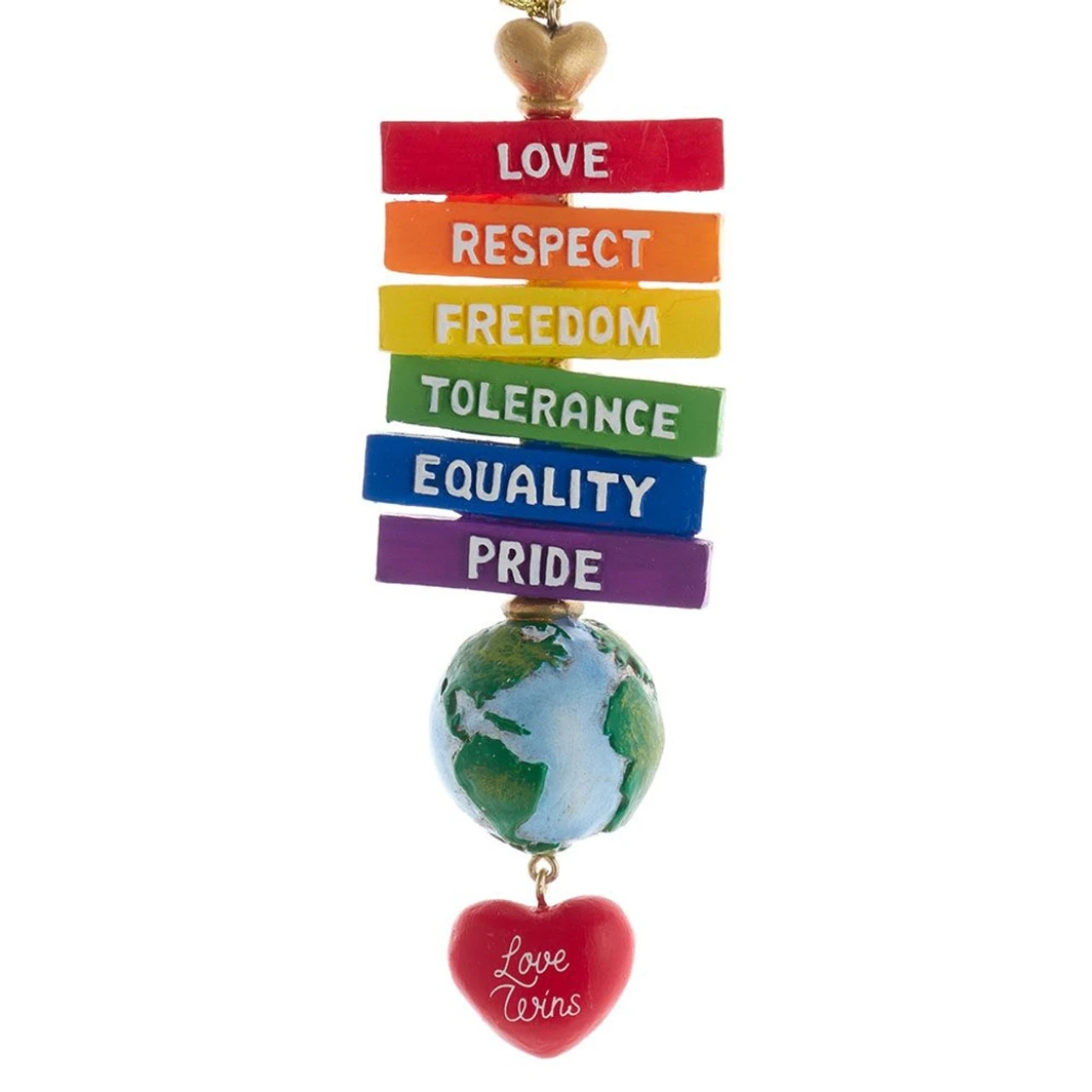 Kurt Adler Pride Sign Ornament With Love Respect Freedom Tolerance Equality Pride 3 Kurt Adler Pride Sign Ornament With Love Respect Freedom Tolerance Equality Pride