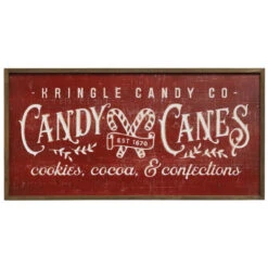 Kringle Candy Co. Wooden Sign