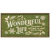 It's A Wonderful Life Hanging Wood Sign 2 It's A Wonderful Life Hanging Wood Sign -Finest Christmas Decoration 129998B Its A Wonderful Life Hanging Wood Sign 07945.1666974758