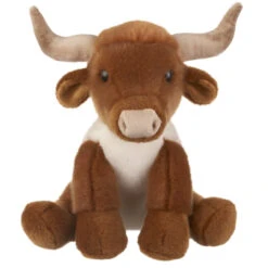 Plush Fluffy Longhorn Bull From The Heritage Collection