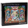 1000 Piece Stained Glass Nativity Jigsaw Puzzle -Finest Christmas Decoration 150135 1000 Piece Stained Glass Nativity Jigsaw Puzzle box 62920.1661539693