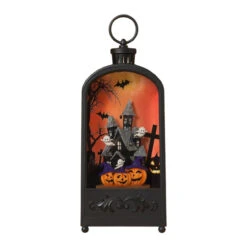 Light Up Halloween House In A Lantern