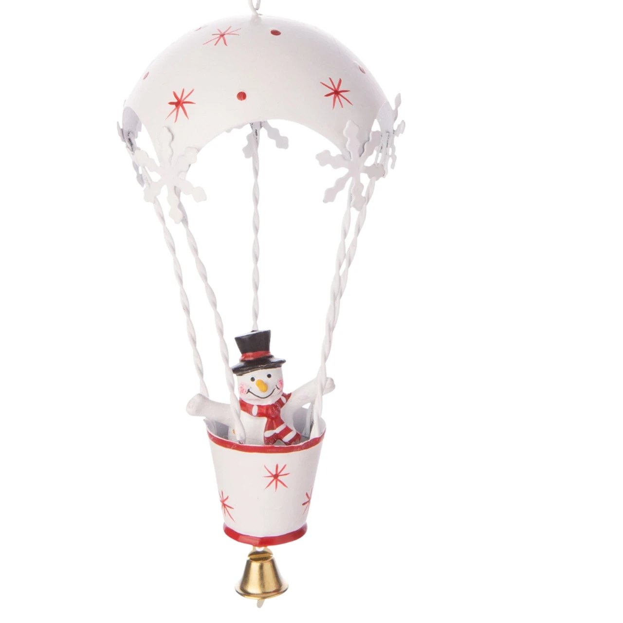 Ballooning Snowman Ornament 3 Ballooning Snowman Ornament