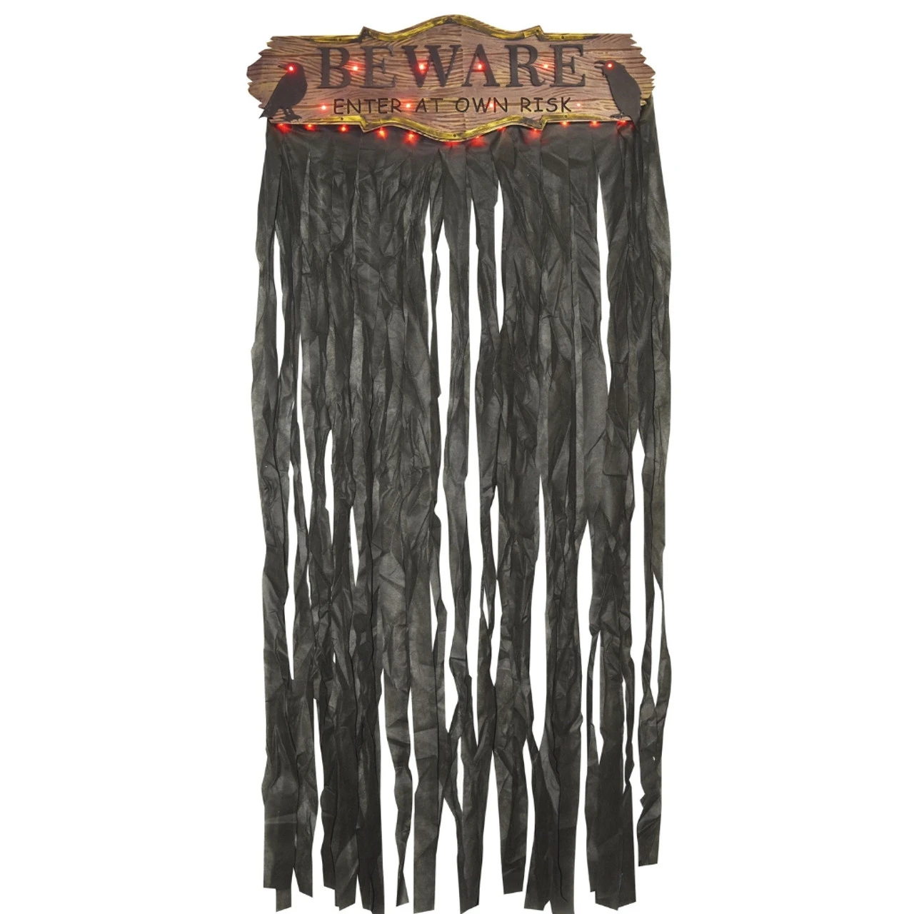 Beware Curtain - Enter At Your Own Risk, Lights Up 3 Beware Curtain - Enter At Your Own Risk, Lights Up