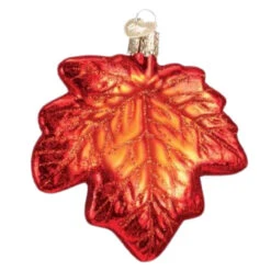 Old World Christmas - Red Maple Leaf Ornament
