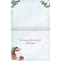 Snowman Farmhouse Card Set -Finest Christmas Decoration 194896 Snowman Farmhouse Card Set inside 58405.1663090677