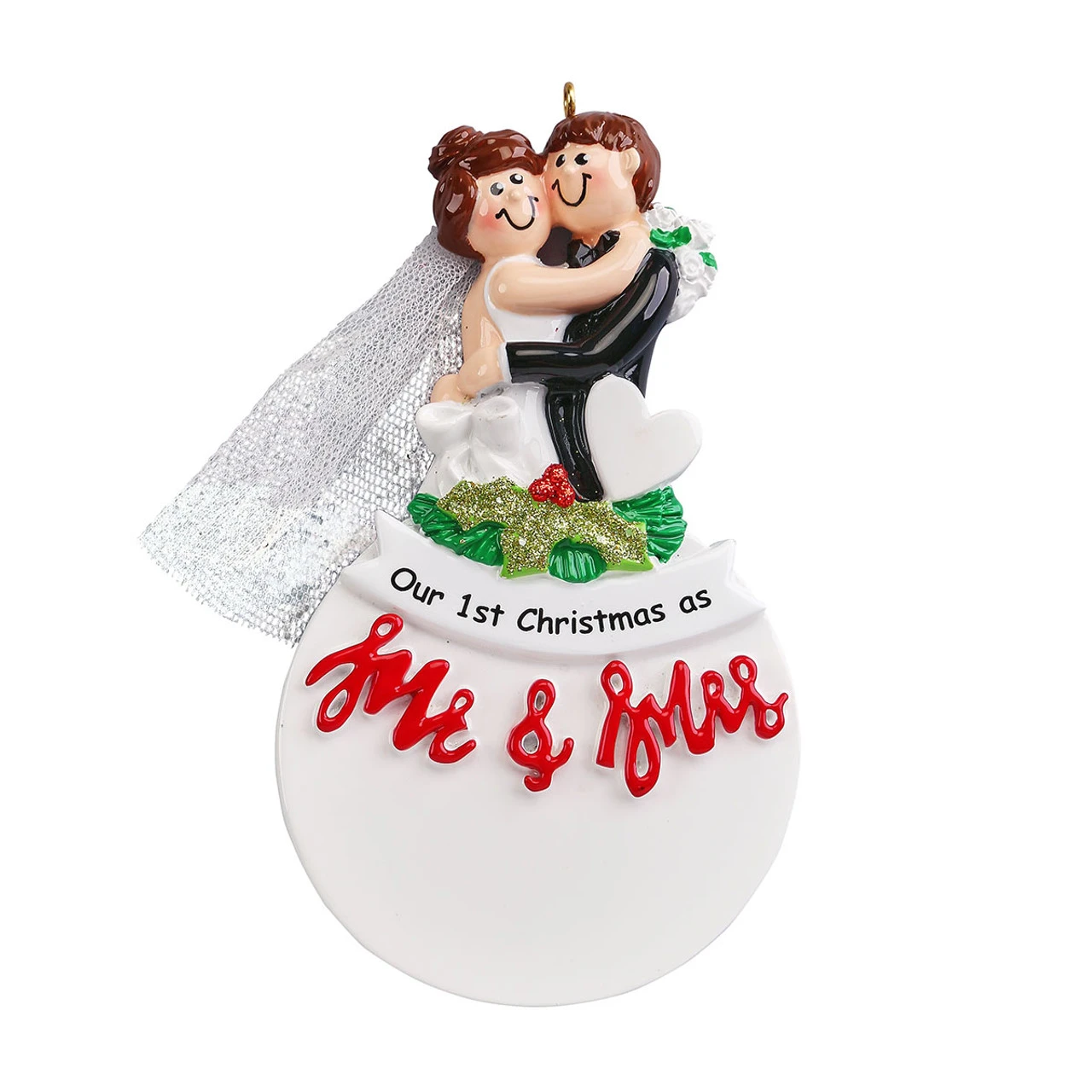Personalized Mr & Mrs Ornament 3 Personalized Mr & Mrs Ornament