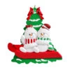 Personalized Sledding Snow Couple Ornament 2 Personalized Sledding Snow Couple Ornament -Finest Christmas Decoration 1984 18917.1636367732