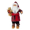 Holiday Santa With Teddy Bear
