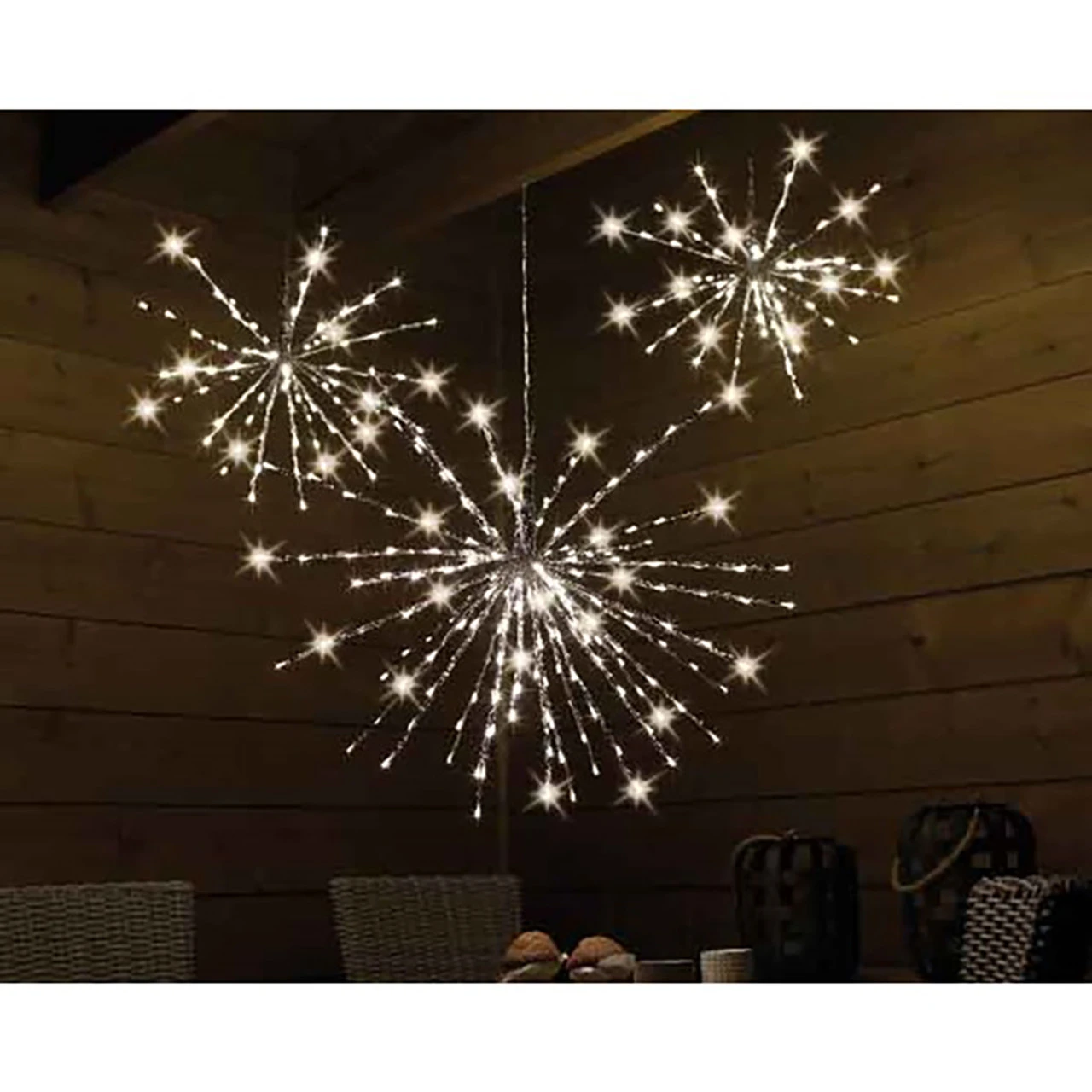 Lumineo 160 LED Warm White Flashing 27" Polestar Silver Wire 5 Lumineo 160 LED Warm White Flashing 27" Polestar Silver Wire - Image 3