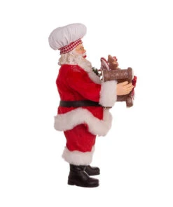 Kurt Adler 10.5" Fabriché Gingerbread Chef Santa -Finest Christmas Decoration 1 fa0157 02 37160.1628423291