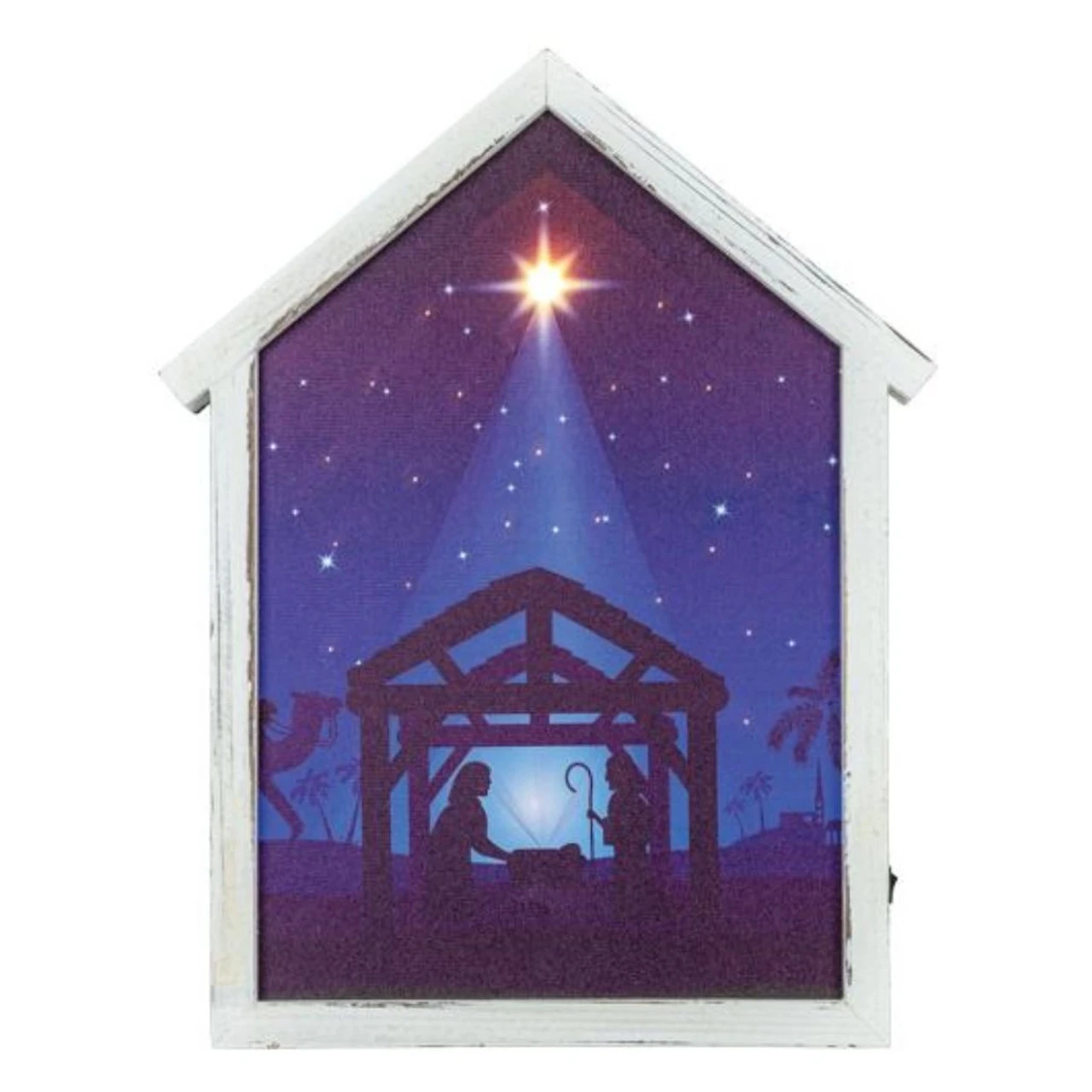 Night Miracle In The Manger LED Canvas 3 Night Miracle In The Manger LED Canvas