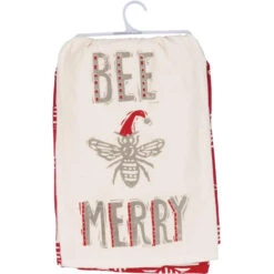 Primitives By Kathy Christmas Kitchen Dish Towel Set, Bee Merry -Finest Christmas Decoration 203 Untitled design 2 25413.1663552977