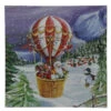 Lumineo LED Santa In Hot Air Balloon Canvas -Finest Christmas Decoration 206568A LED Santa In Hot Air Balloon Canvas 86165.1664897286