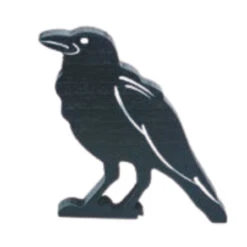 Die Cut Halloween Raven Character Decor