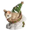 3.25" Mouse Sledding Figurine From Charming Tales Collection -Finest Christmas Decoration 222 Untitled design 04754.1650458049
