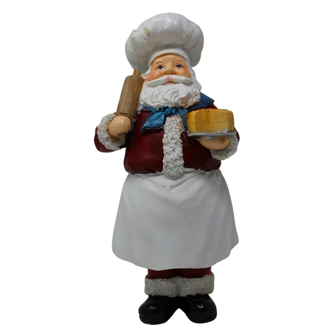 Holiday Chef Santa With Rolling Pin 3 Holiday Chef Santa With Rolling Pin