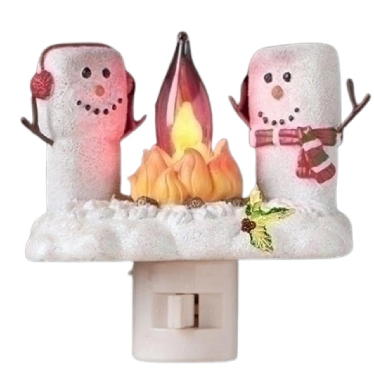 4.5" Marshmallow Eith Holly Night Light 3 4.5" Marshmallow Eith Holly Night Light