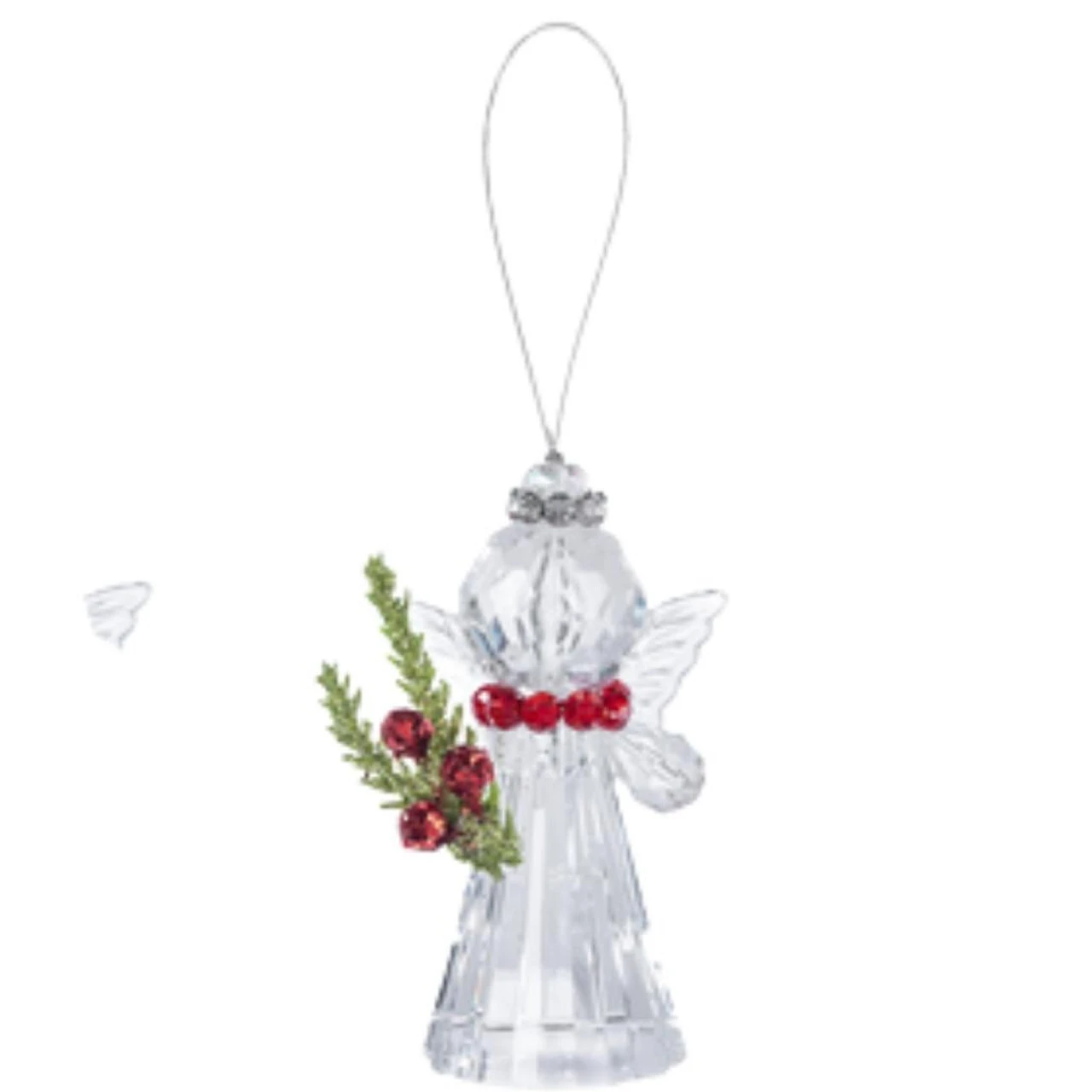 Teeny Mistletoe Angel W/Mistletoe Ornament