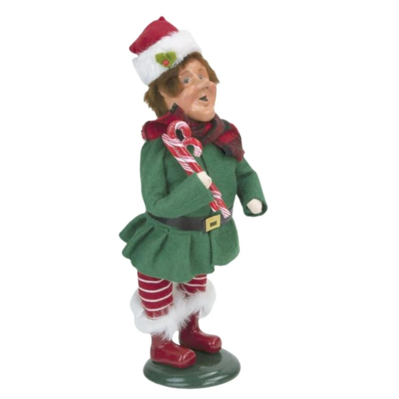 Byers' Choice - Elf With Candy Cane Caroler 4 Byers' Choice - Elf With Candy Cane Caroler - Image 2