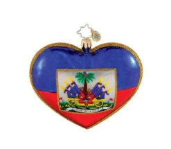 Christopher Radko - A Heart For Haiti Ornament