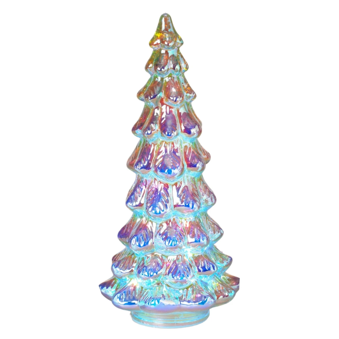 Large Iridescent Glass Tree 3 Large Iridescent Glass Tree