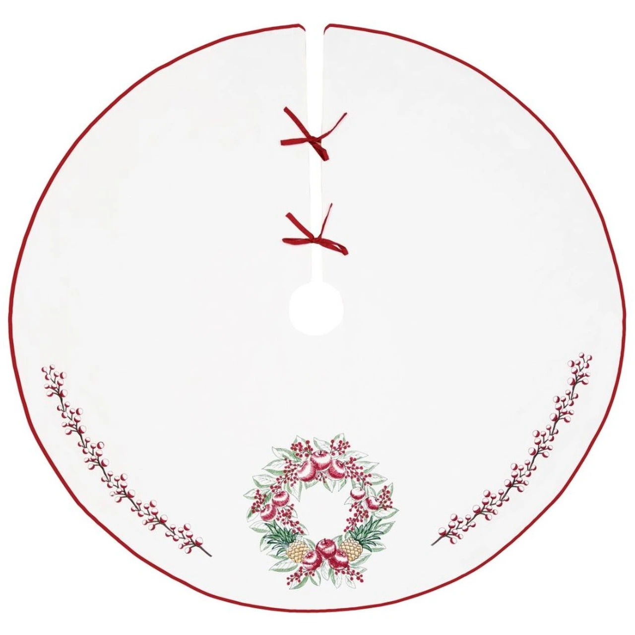 Pineapple Wreath Tree Skirt 3 Pineapple Wreath Tree Skirt