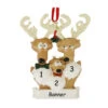 Personalized Reindeer Family Of 3 Ornament -Finest Christmas Decoration 3 reindeer copy 89989.1470258774