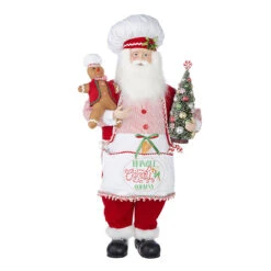 38.5" Kringle Candy Santa With Apron