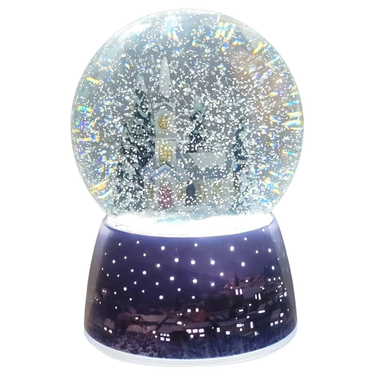 LED Rotating Church Snow Globe 4 LED Rotating Church Snow Globe - Image 2