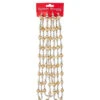 Kurt Adler Shiny Silver And Gold Beaded Garland -Finest Christmas Decoration 405 Untitled design 08049.1653127429
