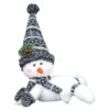 Cozy Snowman Lounger With Tall Hat -Finest Christmas Decoration 422125A Cozy Snowman Lounger With Tall Hat 70738.1663182759