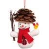 Snowman With Pinecone Hat Ornament 2 Snowman With Pinecone Hat Ornament -Finest Christmas Decoration 430201 Christian Ulbricht Snowman With Pinecone Hat Ornament 92707.1663012325