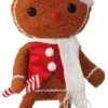 24" Fleece Gingerbread Boy Peppermint -Finest Christmas Decoration 457184A 79527.1616770099