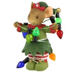 Heart Of Christmas - Tails With Heart - Tangled In Lights Mouse