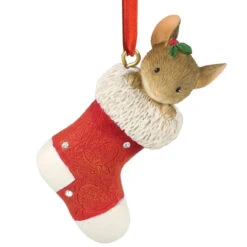Heart Of Christmas - Tails With Heart - Santa Spy Mouse Ornament