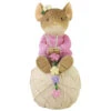 Heart Of Christmas - Tails With Heart - Knitter Mouse -Finest Christmas Decoration 489901 Heart Of Christmas Knitter Mouse 48895.1657559413