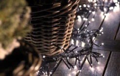 Lumineo 192 LED Warm White Twinkle Lights Black Wire -Finest Christmas Decoration 497161 blk 4brev 79143.1544129499