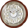 Rhythm USA - Blossom Woodgrain Wall Clock -Finest Christmas Decoration 4MH828WD23 510x515 90665.1639585145