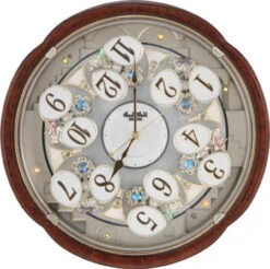 Rhythm USA - Blossom Woodgrain Wall Clock -Finest Christmas Decoration 4MH828WD23 O 510x509 33157.1639583935