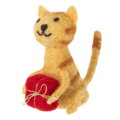Yellow Cat Ornament