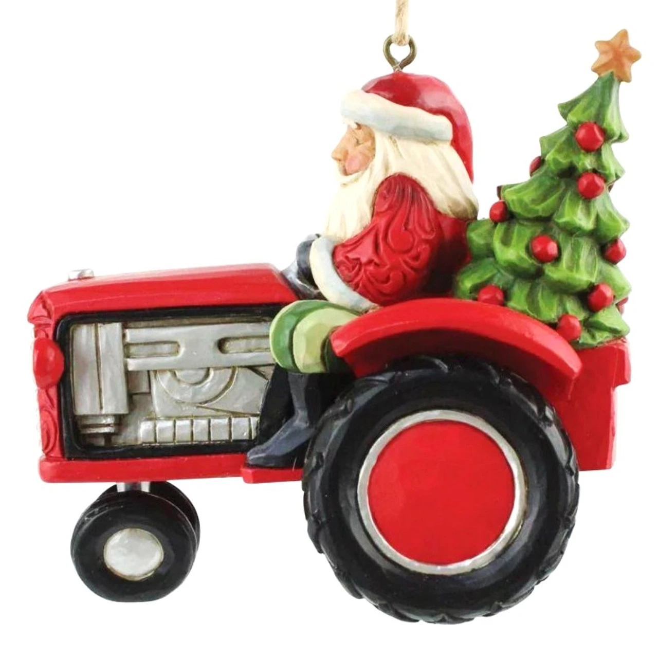 Jim Shore - Country Living - Santa Driving Tractor Ornament 4 Jim Shore - Country Living - Santa Driving Tractor Ornament - Image 2