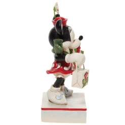 Jim Shore - Disney Traditions - Minnie With Bag And Gift -Finest Christmas Decoration 510870 Jim Shore Disney Traditions Minnie With Bag And Gift right 17142.1657908532