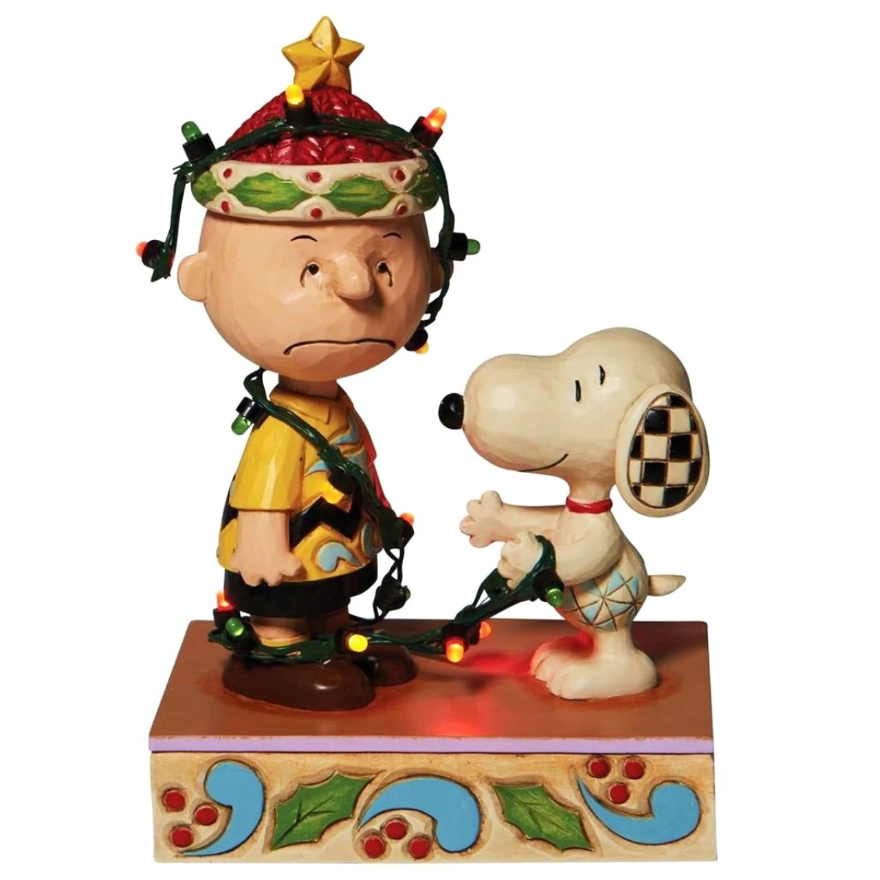 Jim Shore - Peanuts - Charlie Brown Tangled Lights - Image 2