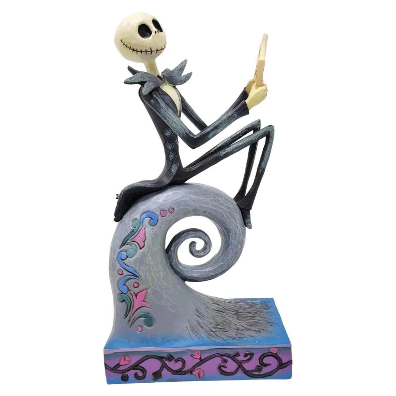 Jim Shore - Disney Traditions - Jack Skellington Sitting On Hilltop 3 Jim Shore - Disney Traditions - Jack Skellington Sitting On Hilltop